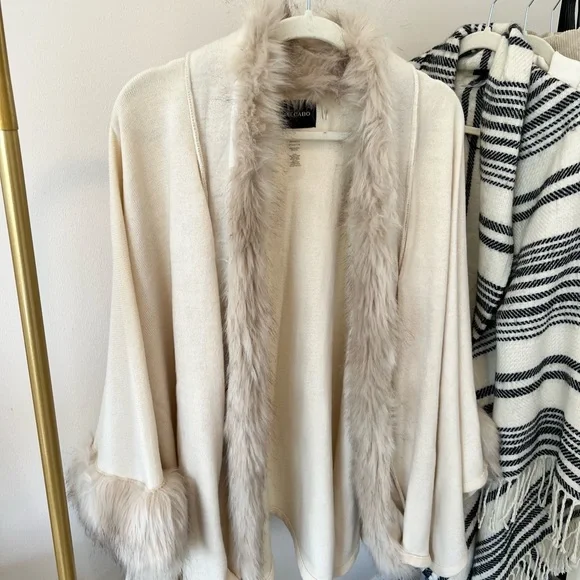 Dolce Cabo Faux Fur Cardigan - Main Image